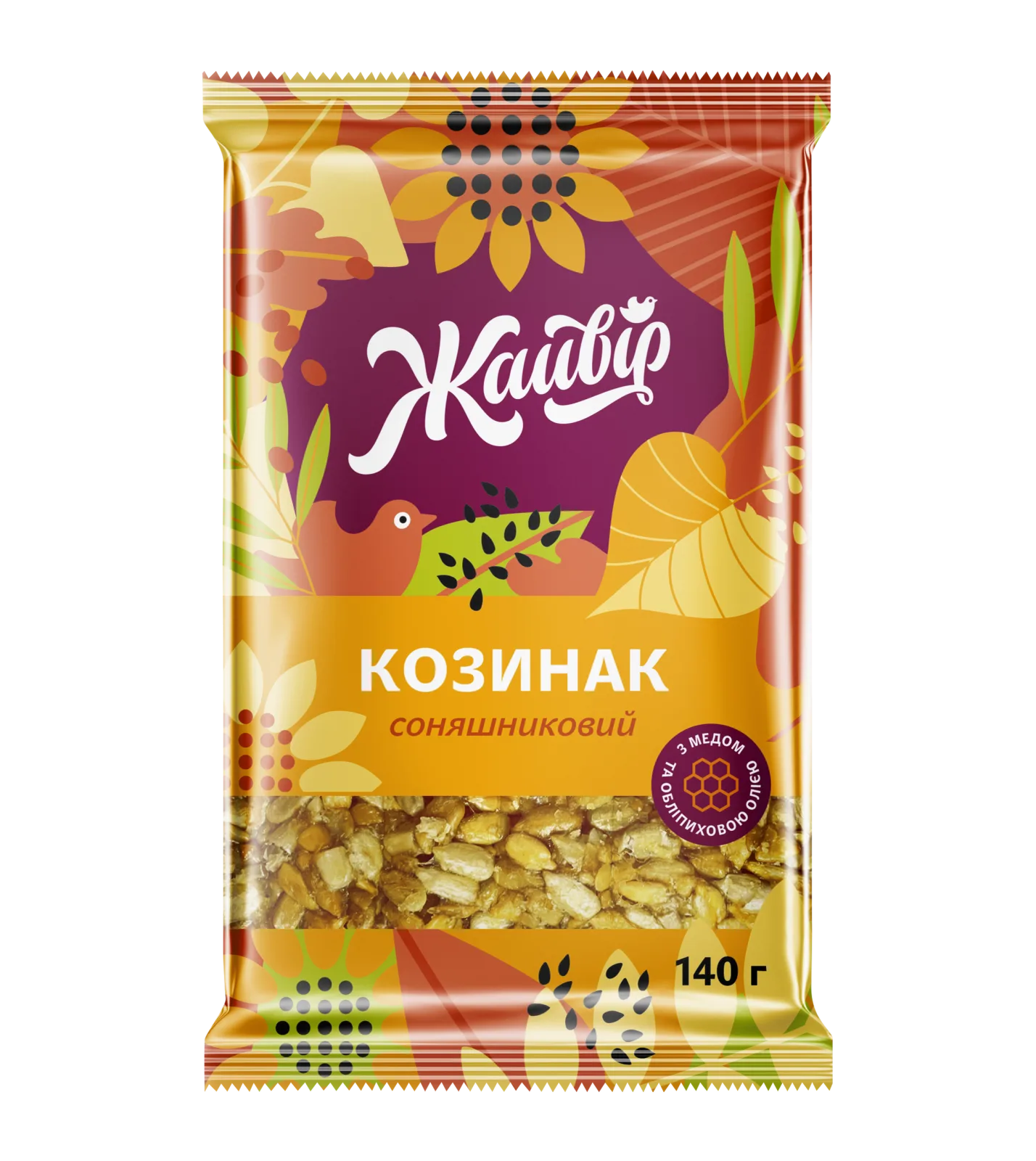 Козинак соняшниковий — класичний смак, ТМ Жайвір