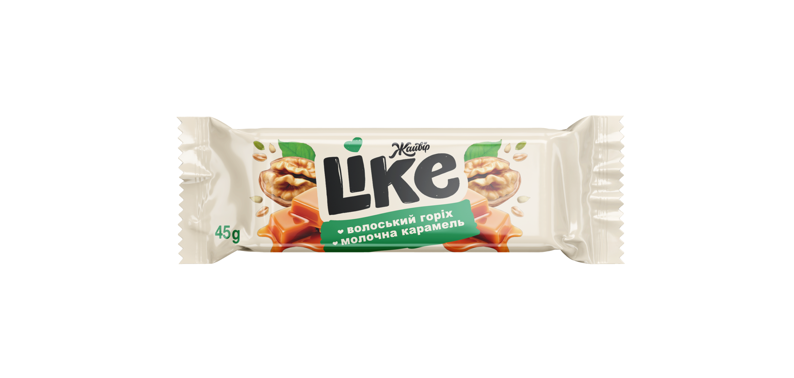 LIKE з волоськими горіхами у молочній карамелі